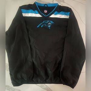 NFL Carolina Panthers Pullover Jacket, Adult Size XL, Black